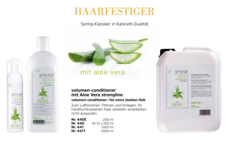 Spring Volumen Conditioner Aloe Vera versch. Größen