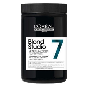 Loreal BS Clay 500g Blondierpulver 7Töne Aufh. ohne Ammoniak Blond Studio