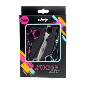 e-kwip Swing Plus Haarscherenset farbig versch. Größen
